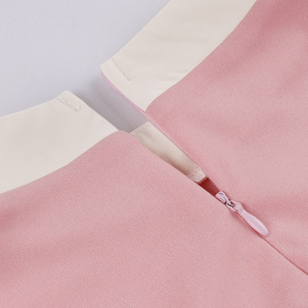 Women's Retro Bow Neck A-Line Midi Dress
