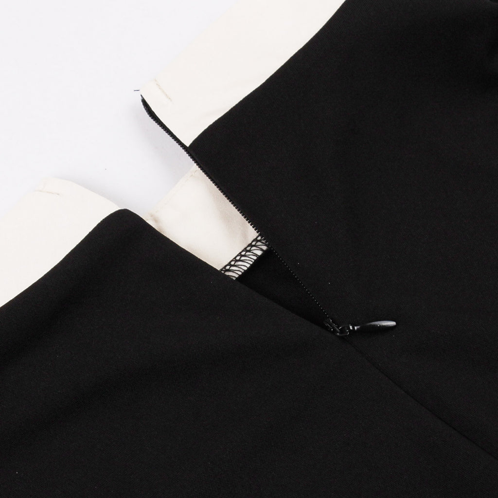 Women's Retro Bow Neck A-Line Midi Dress