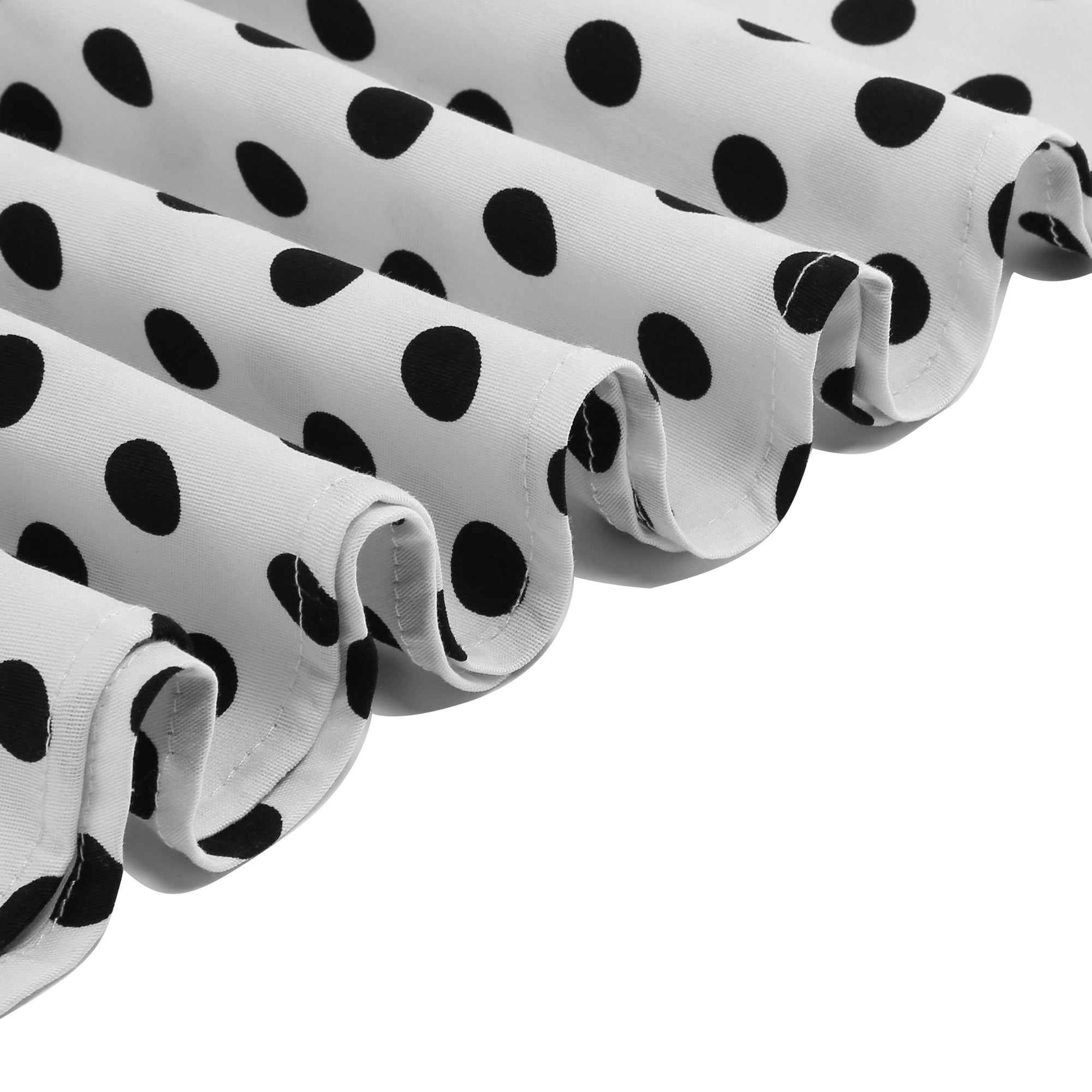 Women's Polka Dot Collared Button-Front Dress