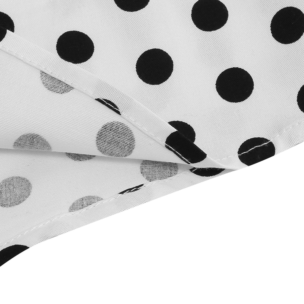 Women's Polka Dot Collared Button-Front Dress