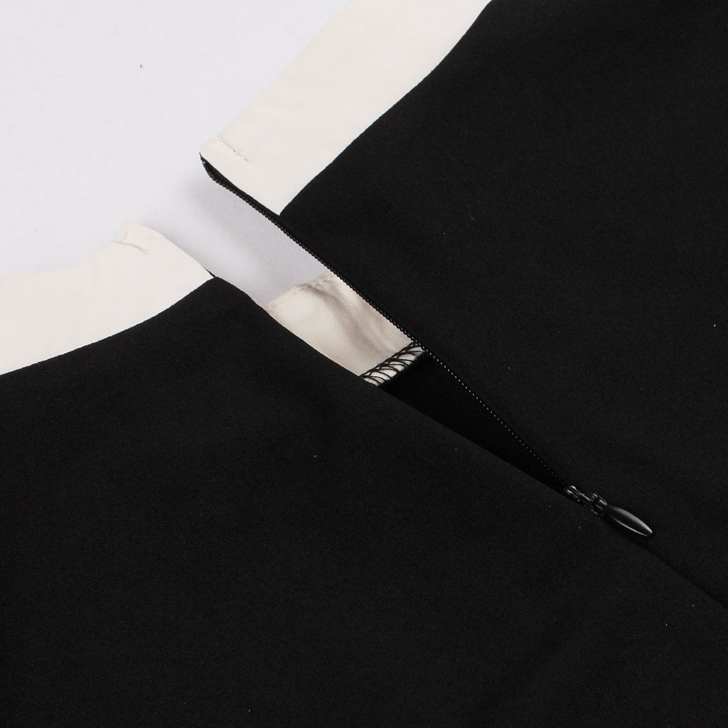 Women's Retro Bow Neck A-Line Midi Dress