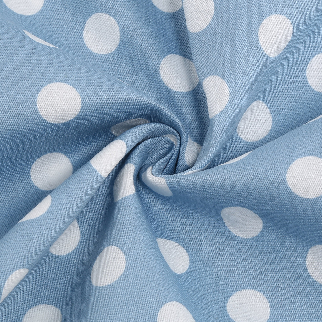 Women's Polka Dot Collared Button-Front Dress