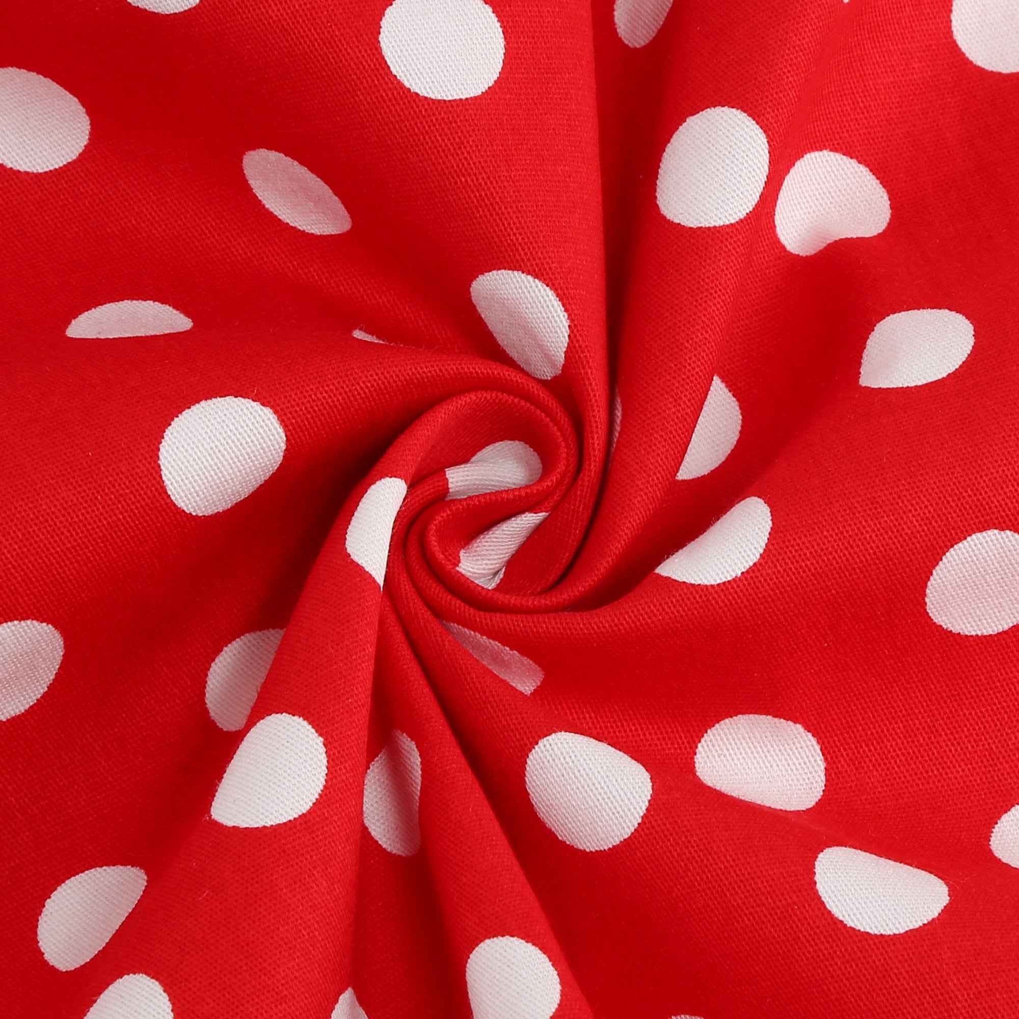 Women's Polka Dot Collared Button-Front Dress