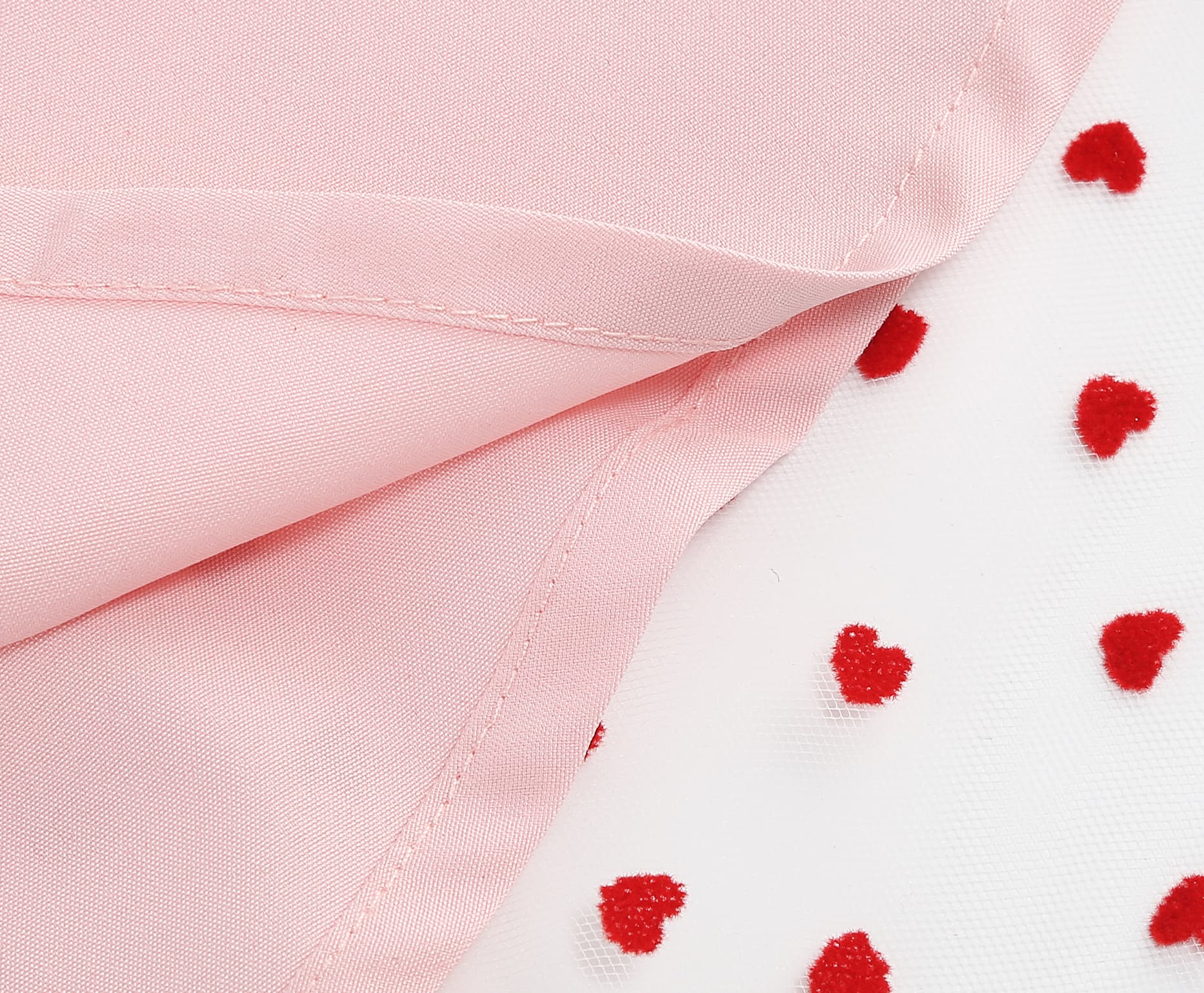 Women's Heart Print Tulle Dress