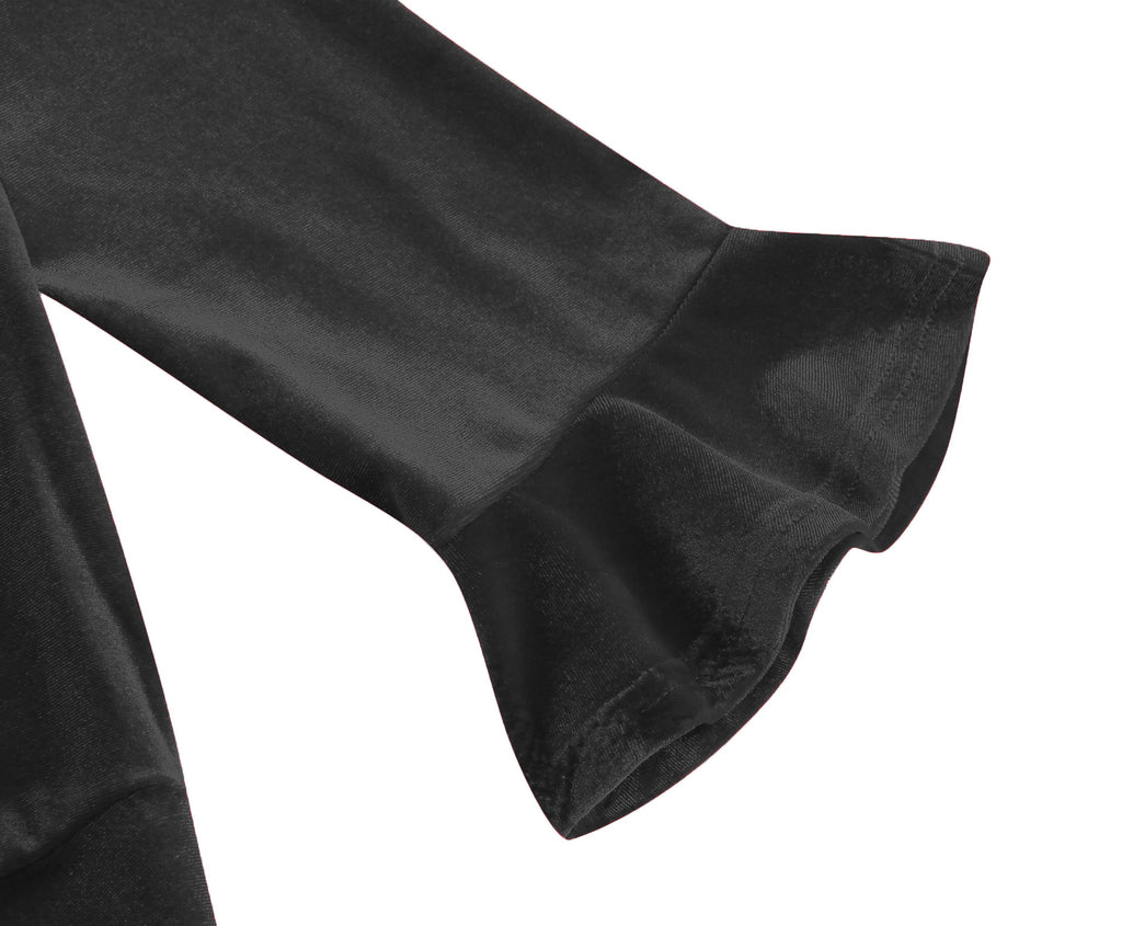Women's Elegant Tie Neck A-Line Midi Dress
