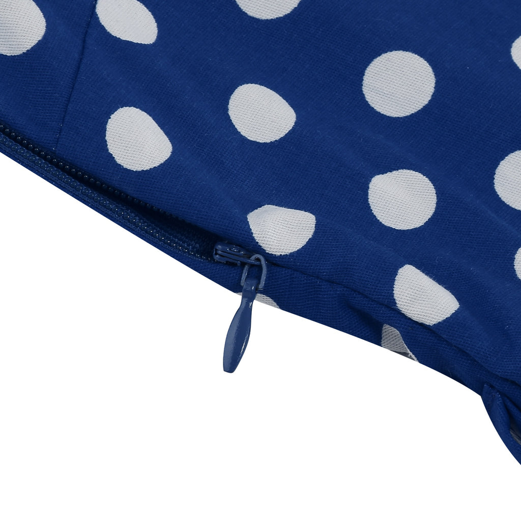Women's Polka Dot Collared Button-Front Dress