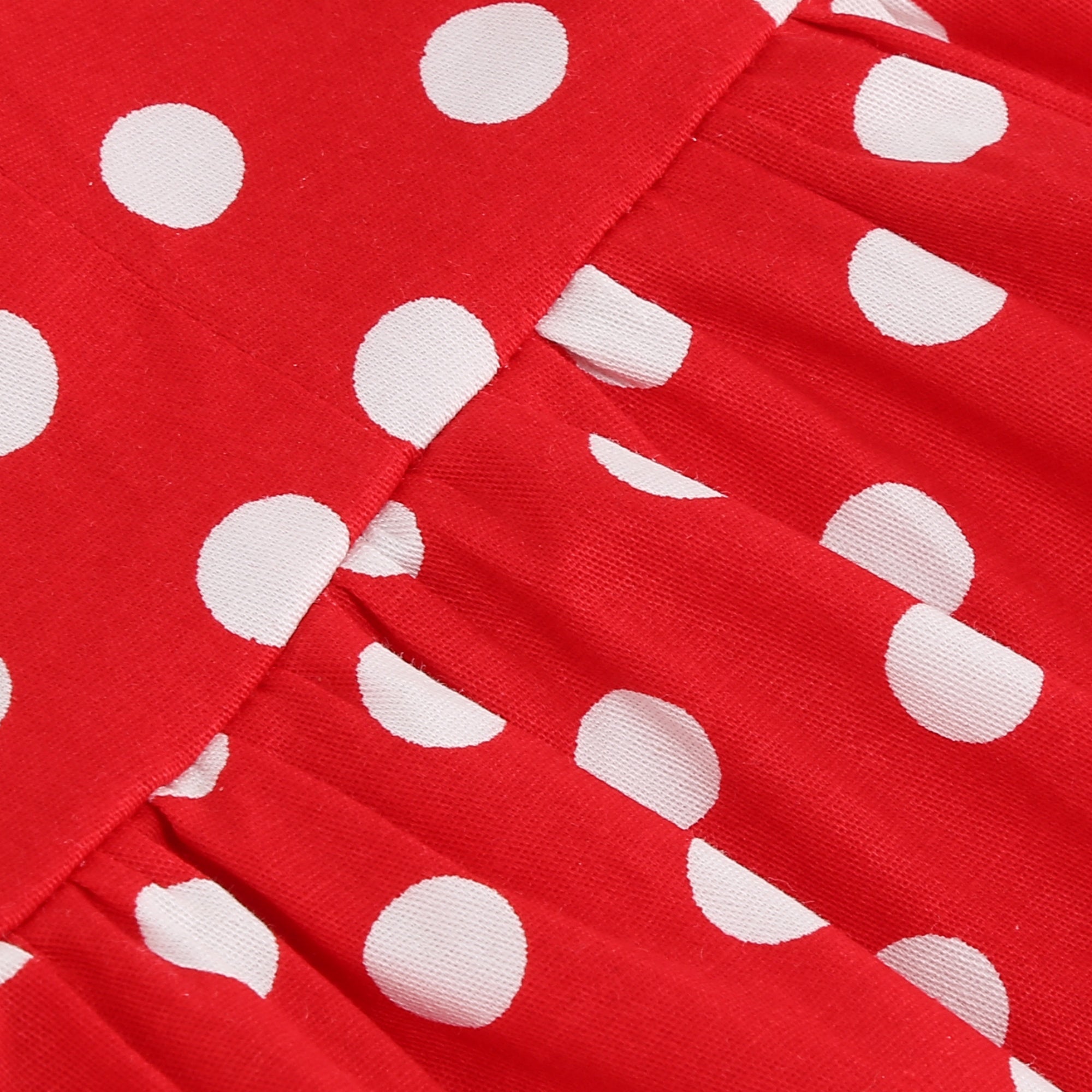 Women's Polka Dot Collared Button-Front Dress