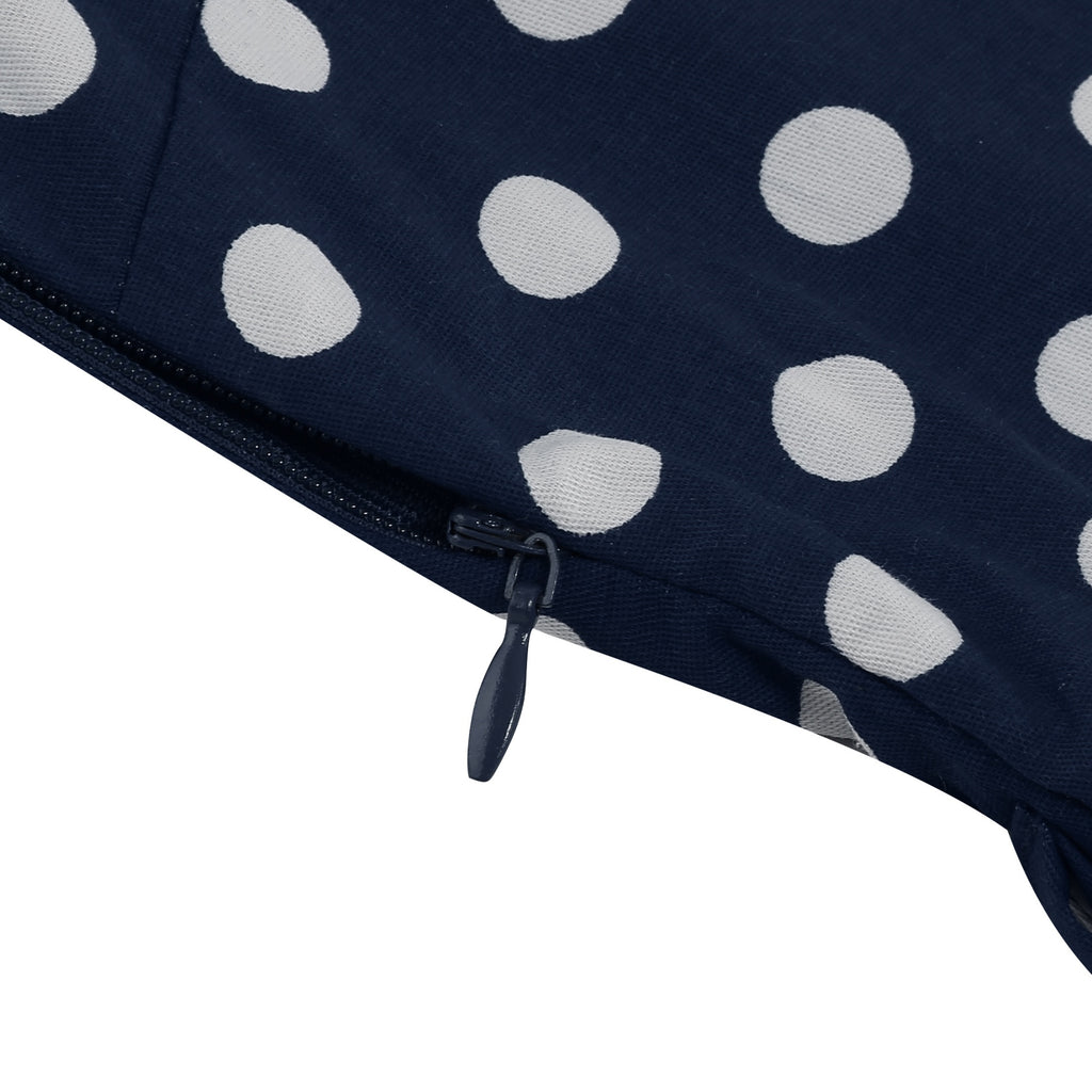 Women's Polka Dot Collared Button-Front Dress