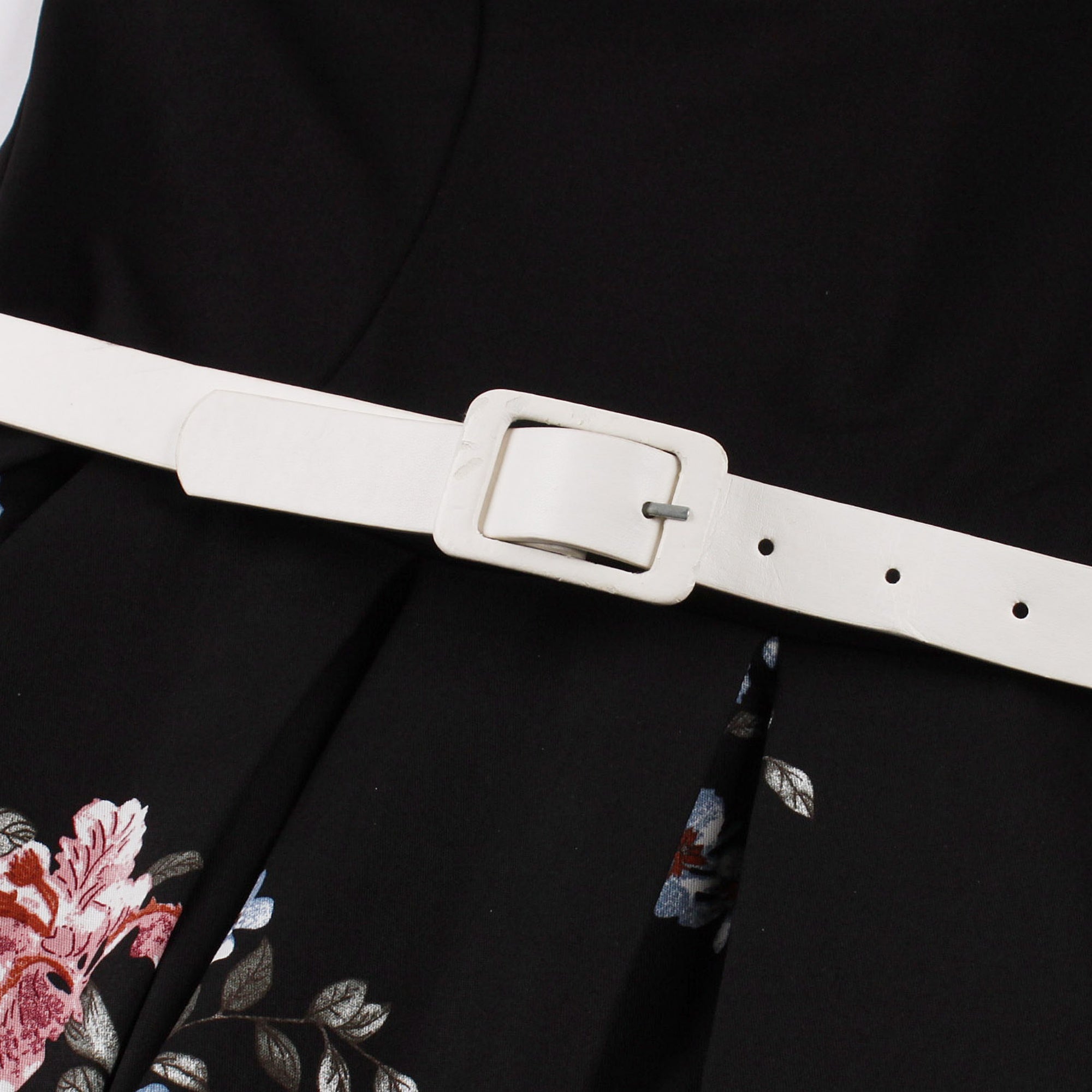 Women's Retro Bow Neck A-Line Midi Dress